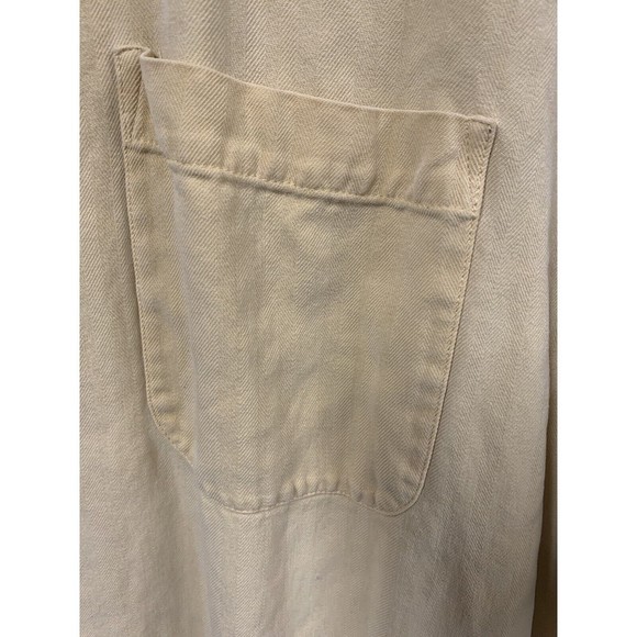 Tommy Bahama Sz L Lost In Paradise‎ Hawaiian Shirt Yellow Embroidered - Picture 5 of 9